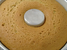 Bolo de aveia com laranja