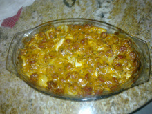 Macarrão ao molho de calabresa e requeijão