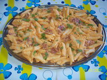 Penne ao molho de calabresa