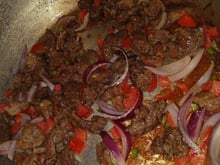 Petisco de carne prático