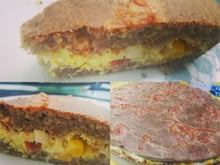 Torta de frango com requeijão