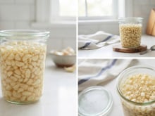 Conservar o alho picado em um pote de vidro junto com esses ingredientes faz durar até 3 meses sem mofar ou mudar de cor