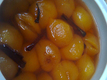 Pêssego em calda facilimo