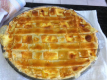 Torta de frango com palmito