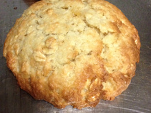 Cookies de coco com aveia