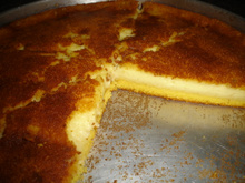Bolo de fubá cremoso