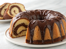 Depois que aprendi esse bolo mesclado de laranja com chocolate, não faço outro aqui em casa