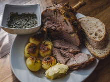 Pernil de Cordeiro Assado