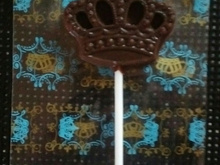 Pirulito de chocolate