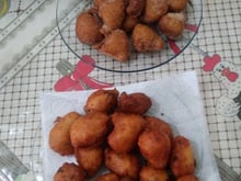 Bolinho de chuva doce e salgado