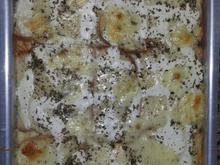 Torta de pão de forma simples - com carne moída