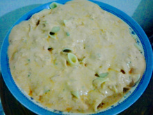 Penne ao molho de tomate e creme de leite