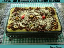 Batata e carne moída ao forno do Lúcio Cezar
