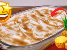 Sobremesa rápida e fácil de abacaxi: truque no modo de preparo deixa o doce cremoso na medida certa