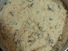 Farofa de bacon e calabresa