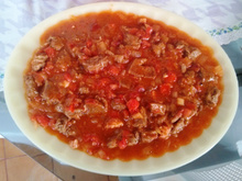 FIlé mignon em cubos