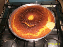 Broa de fubá com queijo