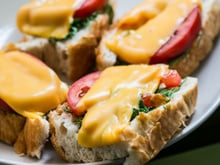 Pizza de pão do chef