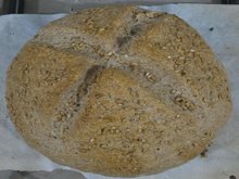 Pão integral do Noé com aveia e linhaça