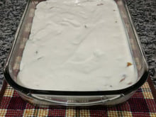 Pavê de limão com pêssego