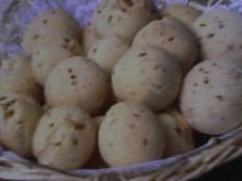 Pão de queijo com calabresa