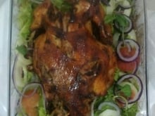 Frango assado caipira