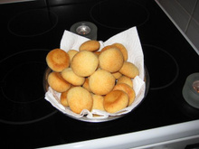 Pão de queijo com farinha de milho