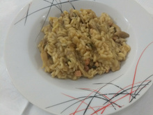 Risoto de shimeji