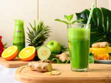 O que você precisa para fazer um suco verde
