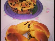 Rosca doce de cenoura e chocolate