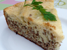 Torta salgada semi-integral