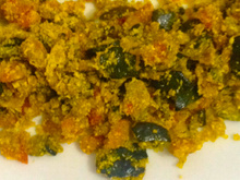 Farofa de casca de moranga