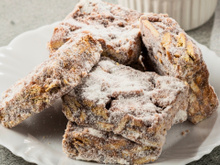 Palha italiana sem glúten e sem lactose