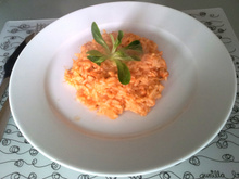 Risoto de camarão fácil e rápida