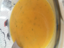 Sopa de batata e cenoura