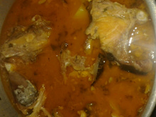 Bagre ao leite de coco