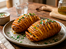 Crocante por fora, macia por dentro: a batata sanfonada que vai te fazer esquecer a frita