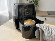 Você só precisa de 15 minutos e 4 ingredientes para fazer esse pãozinho de aveia na airfryer, perfeito para o café da manhã!
