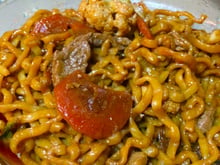 Yakissoba rápido delícia