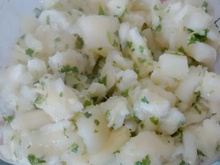 Salada de mandioca em conserva