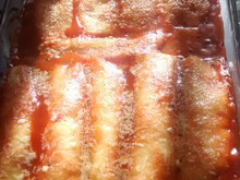 Canelone com recheio de ricota e ervas