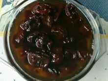 Calda de ameixa preta