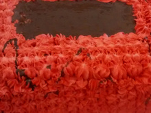 Bolo de chocolate recheado com chocolate