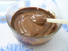 Sorvete de chocolate