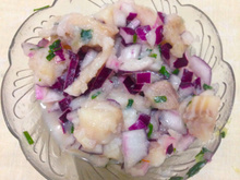 Ceviche de tilápia