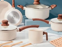 Coringa da cozinha: jogo de panelas com 10 peças reúne praticidade para diferentes receitas e está com 42% de desconto