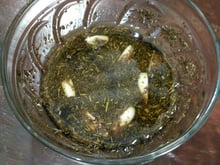 Molho de vinho para salada