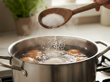 O truque de cozinha aprovado por cozinheiros profissionais: use sal e diga adeus aos ovos rachados