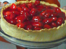 Torta de morango da Erika