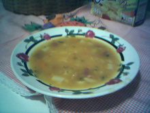 Caldo de mandioquinha